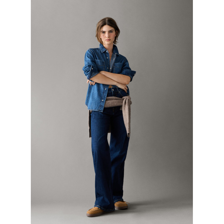 jeans femme  pepe jeans straight jeans uhw lexa