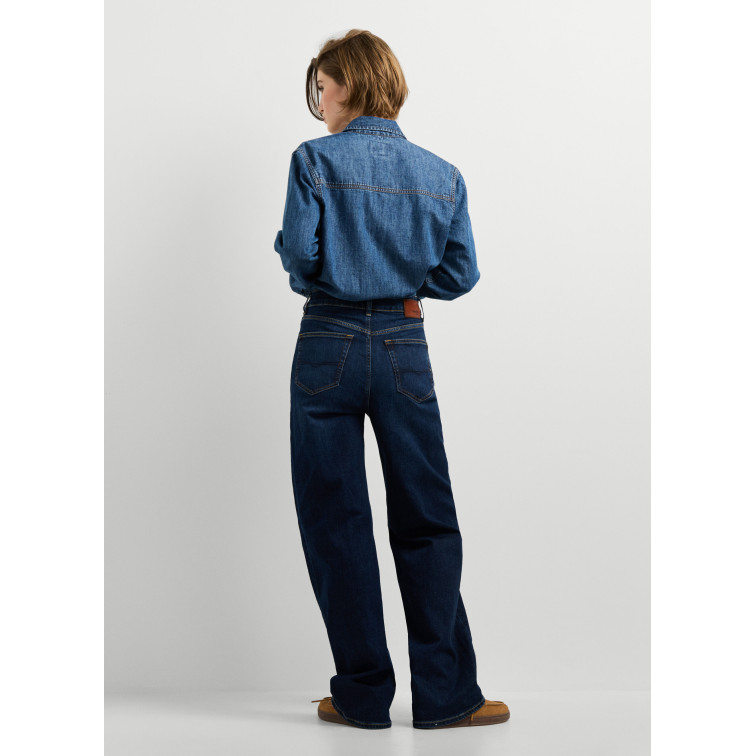 jeans femme  pepe jeans straight jeans uhw lexa