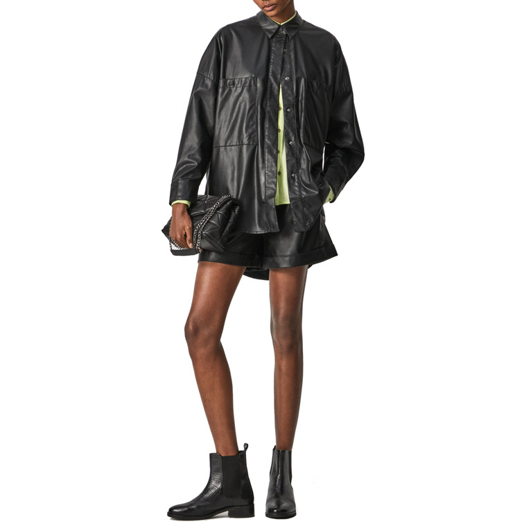 sobrechemise femme símil piel pepe jeans carla