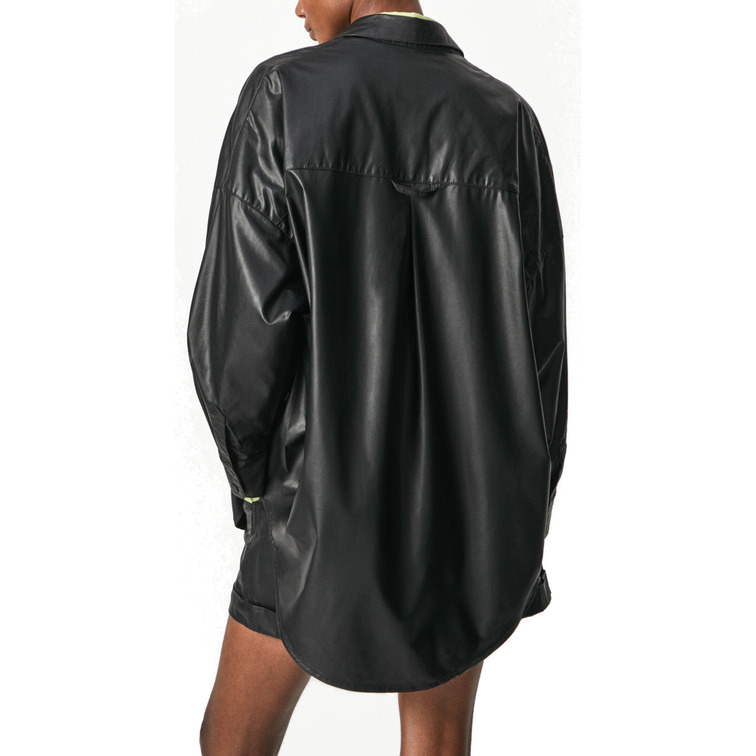 sobrechemise femme símil piel pepe jeans carla