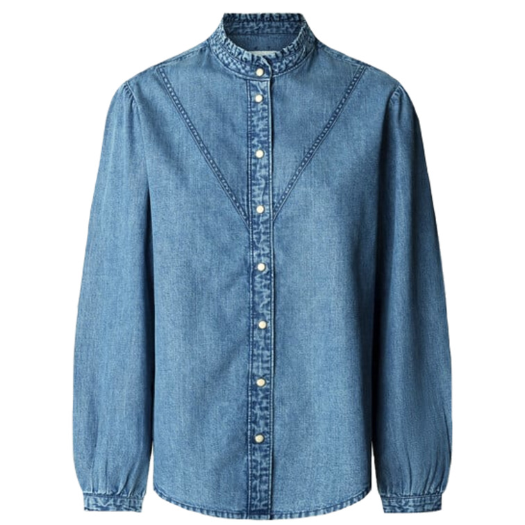 pôle femme  pepe jeans regular denim blouse
