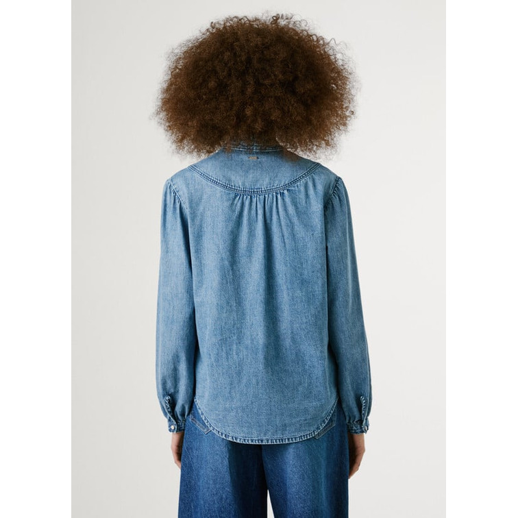 pôle femme  pepe jeans regular denim blouse