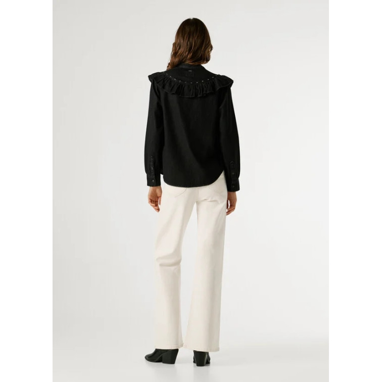 chemise femme  pepe jeans katia studs