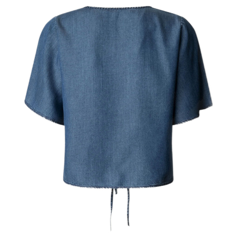 chemise femme  pepe jeans cleo tencel shirt