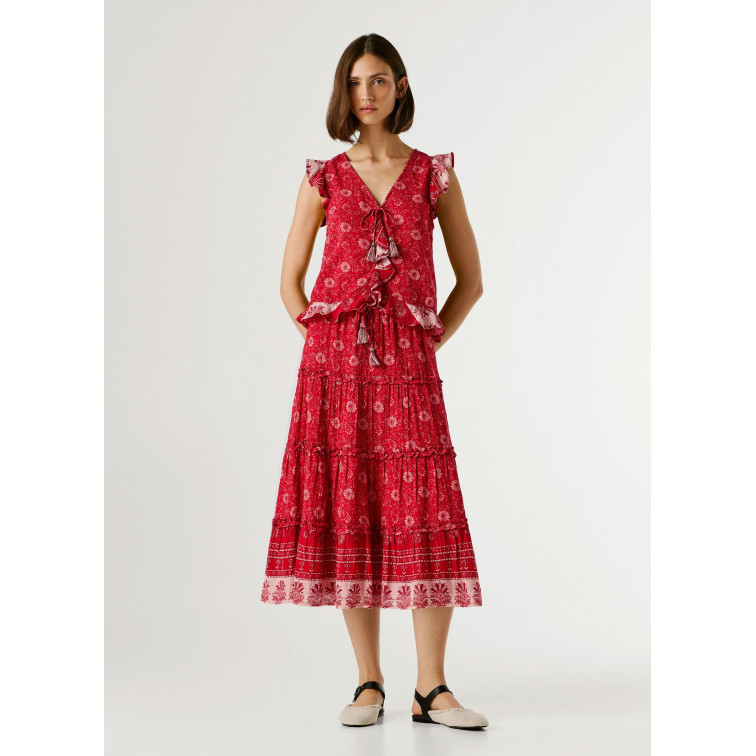 chemise femme  pepe jeans cristal shirt