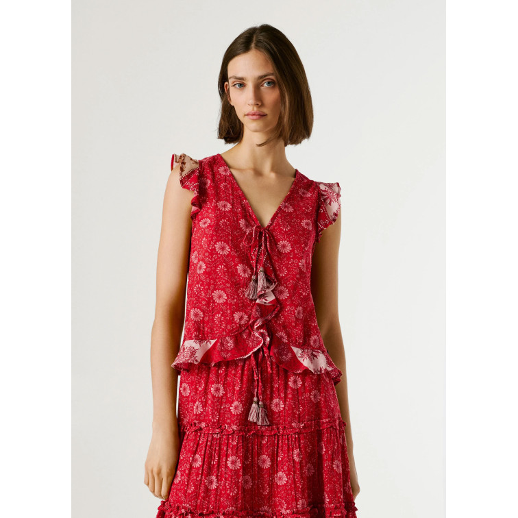 chemise femme  pepe jeans cristal shirt