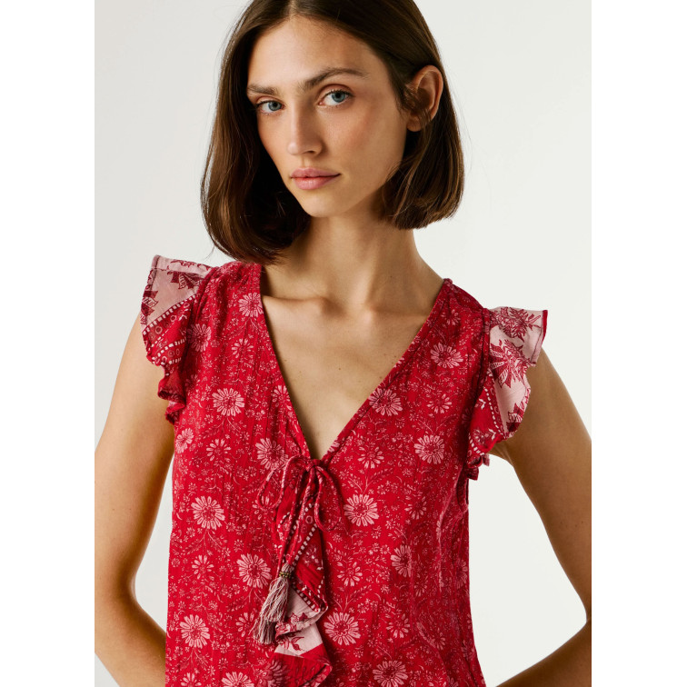 chemise femme  pepe jeans cristal shirt