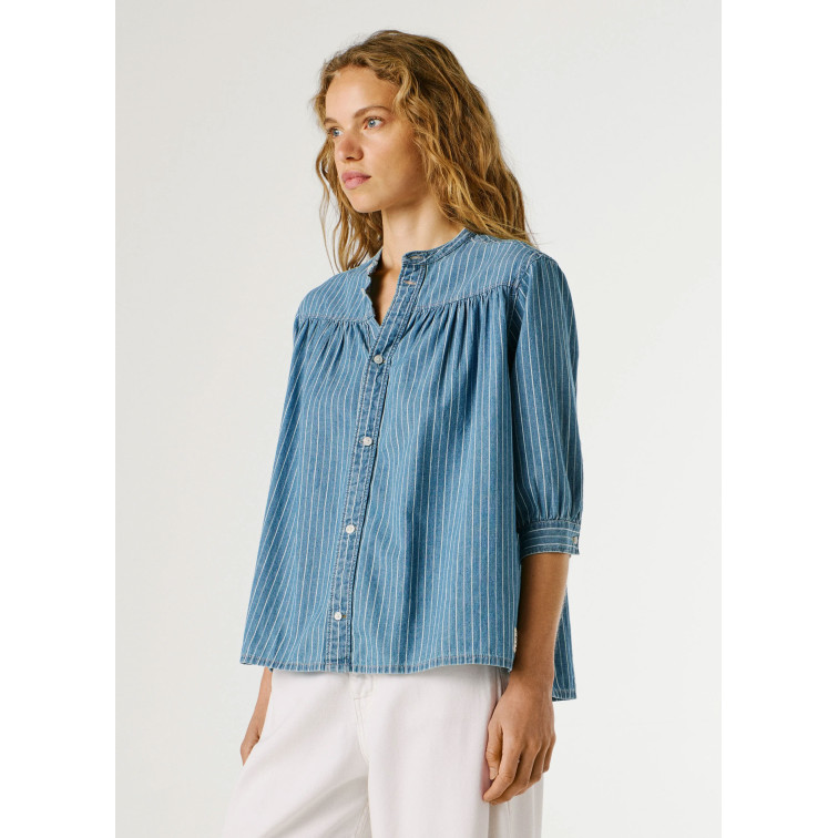 chemise femme  pepe jeans livia striped
