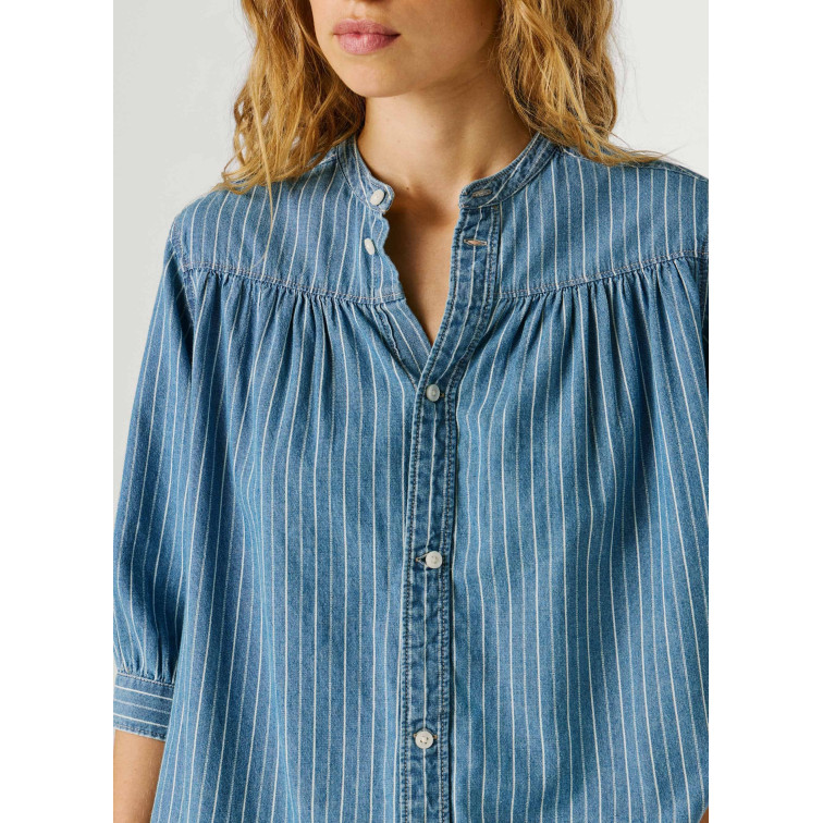 chemise femme  pepe jeans livia striped