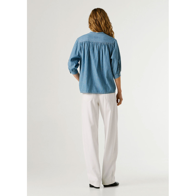 chemise femme  pepe jeans livia striped
