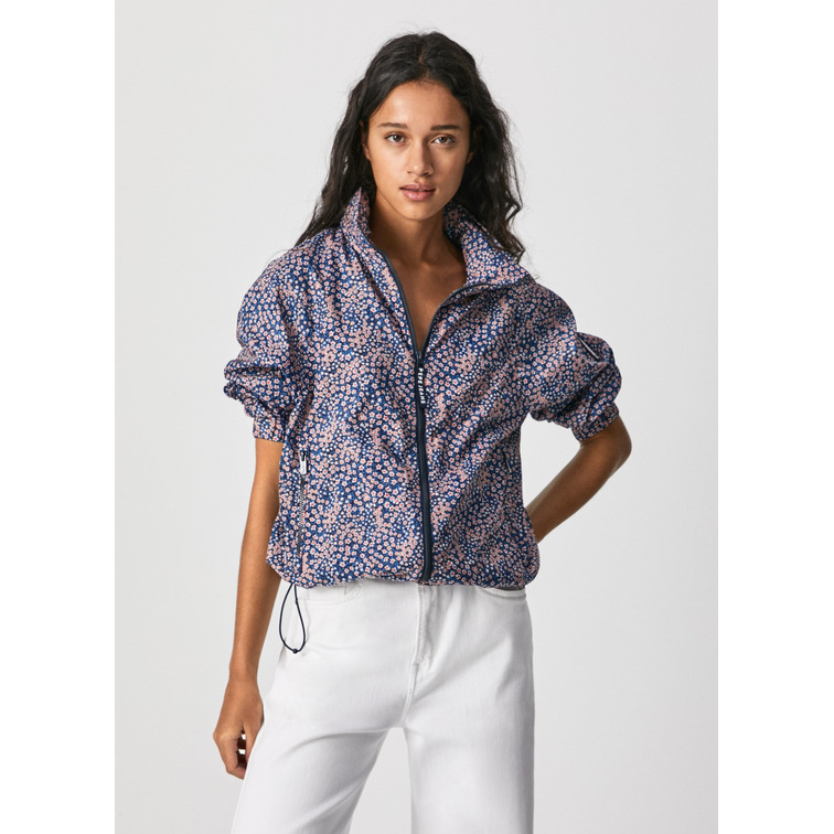 coupe-vent imprimé femme pepe jeans frances