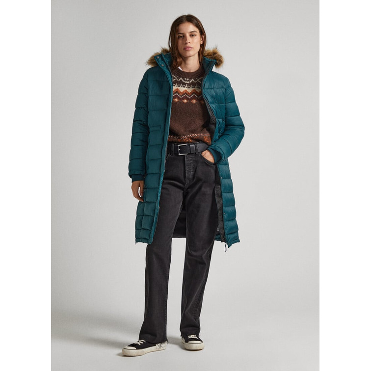 manteau femme  pepe jeans may long