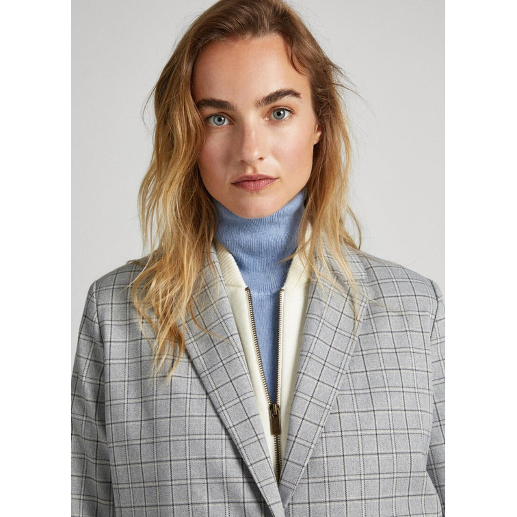 manteau femme  pepe jeans romy check