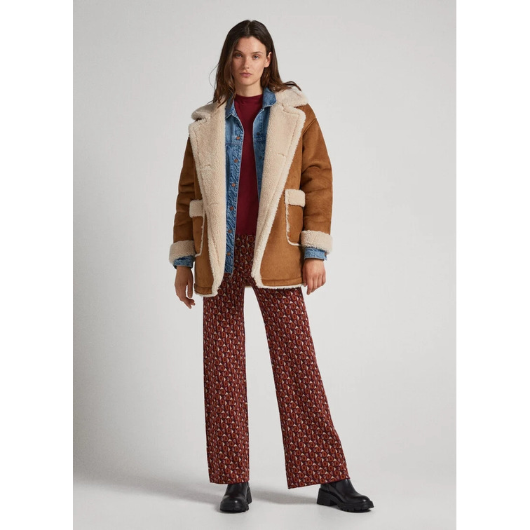 manteau femme  pepe jeans rose