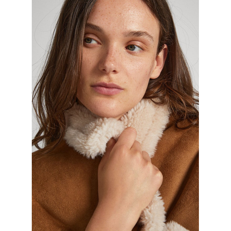 manteau femme  pepe jeans rose