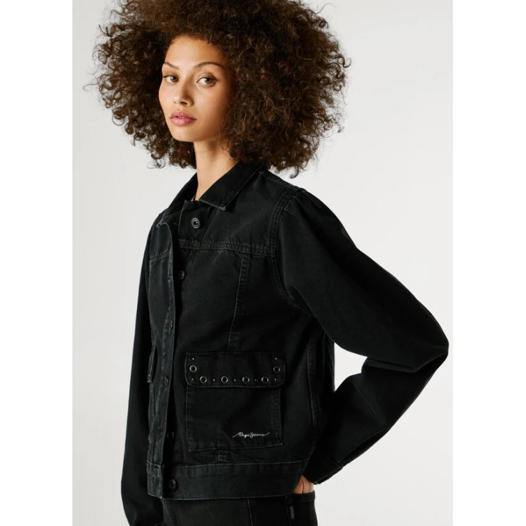 manteau femme  pepe jeans sunny blk
