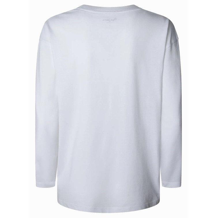 t-shirt femme  pepe jeans blanche