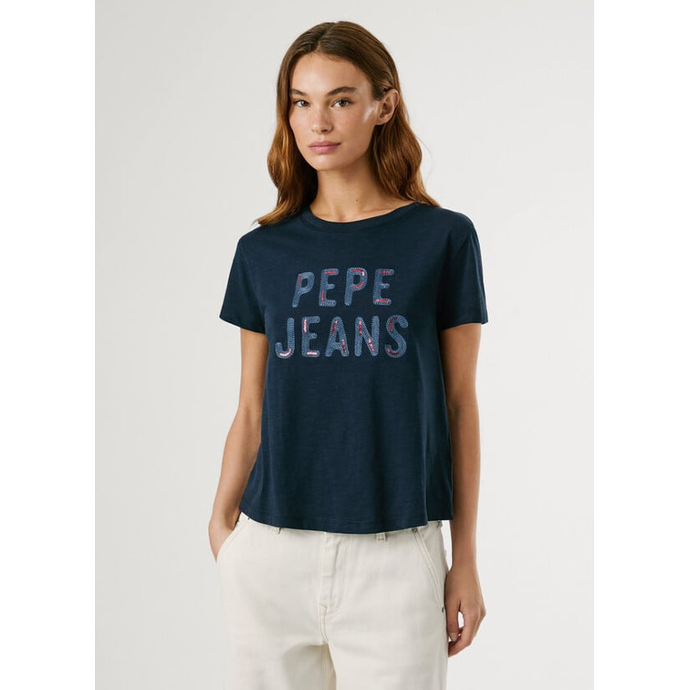 t-shirt femme  pepe jeans badi