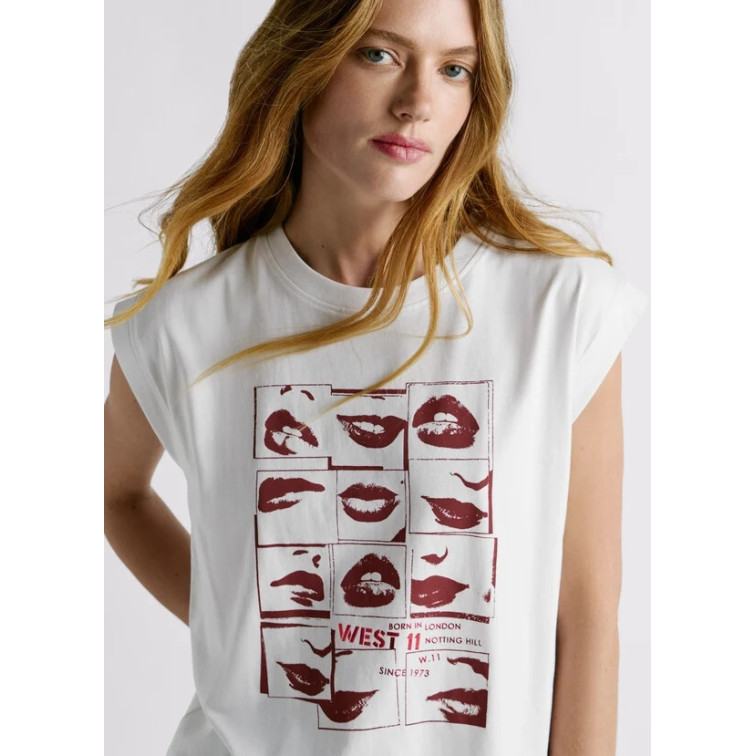 t-shirt femme  pepe jeans w11 buffy