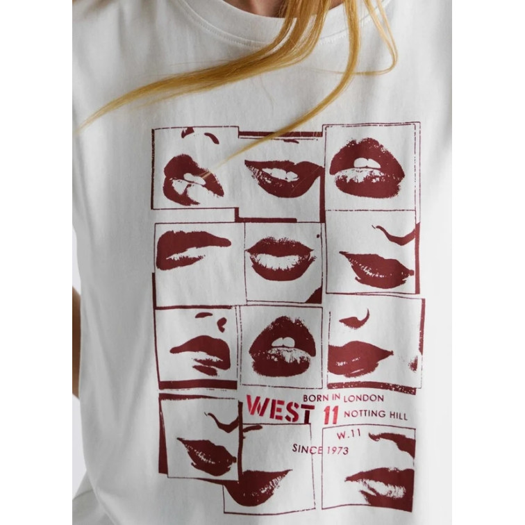 t-shirt femme  pepe jeans w11 buffy