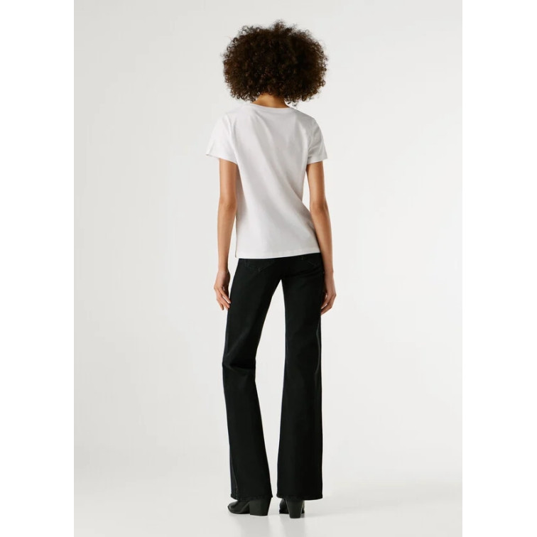 t-shirt femme  pepe jeans brule