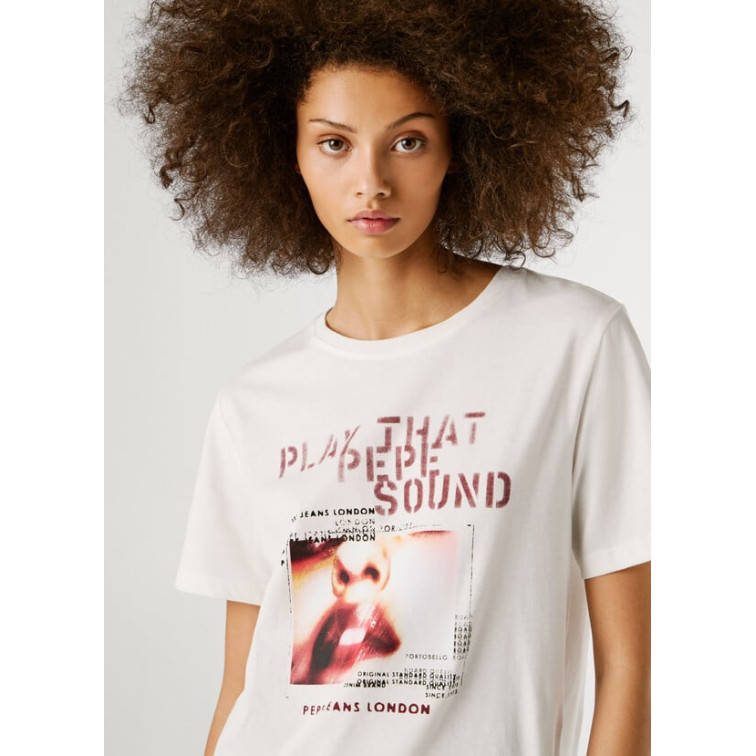 t-shirt femme  pepe jeans brina