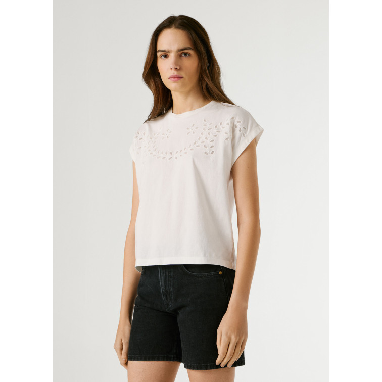 t-shirt femme  pepe jeans mina