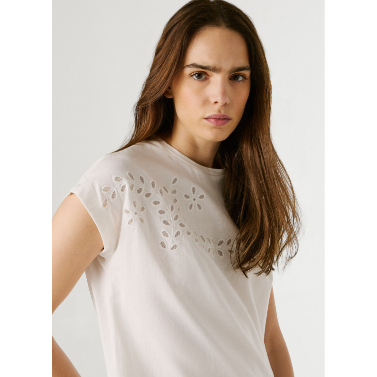 t-shirt femme  pepe jeans mina