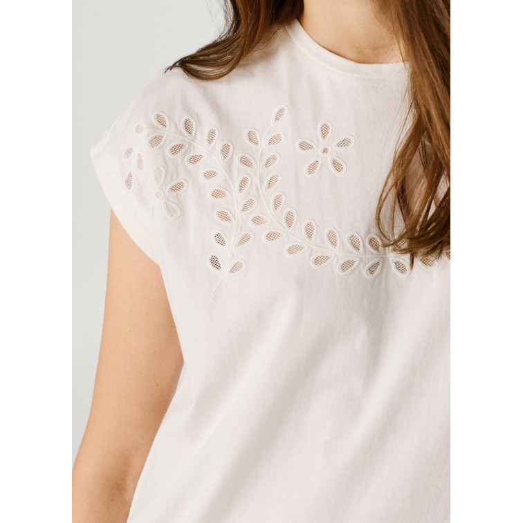t-shirt femme  pepe jeans mina