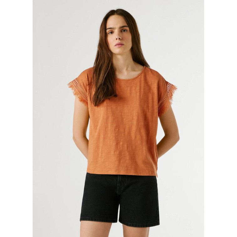 t-shirt femme  pepe jeans nain