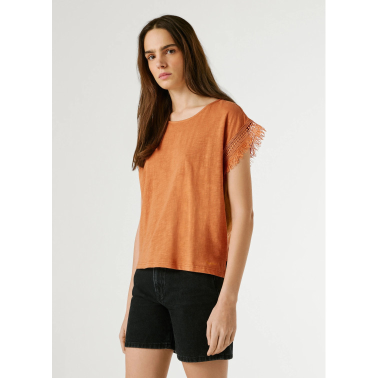 t-shirt femme  pepe jeans nain