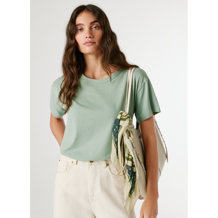 t-shirt femme  pepe jeans mia