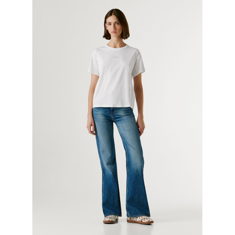 t-shirt femme  pepe jeans mia