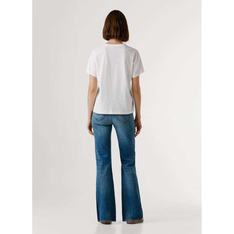 t-shirt femme  pepe jeans mia