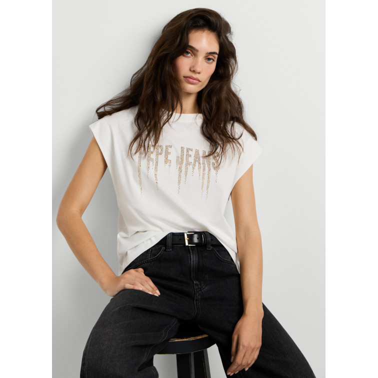 t-shirt femme  pepe jeans carina