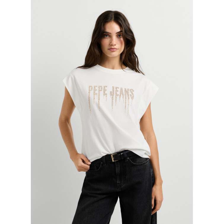 t-shirt femme  pepe jeans carina