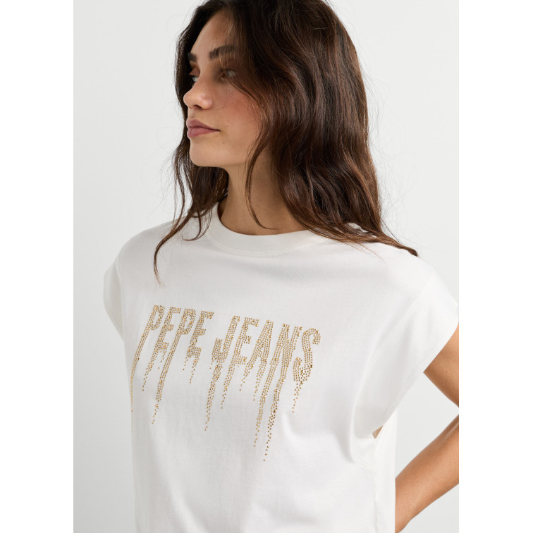 t-shirt femme  pepe jeans carina