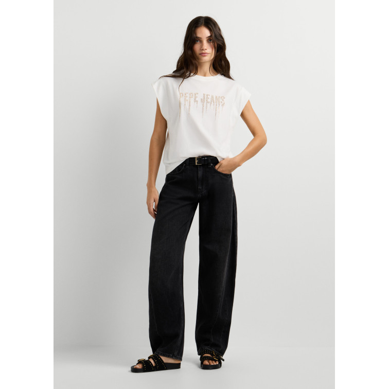 t-shirt femme  pepe jeans carina
