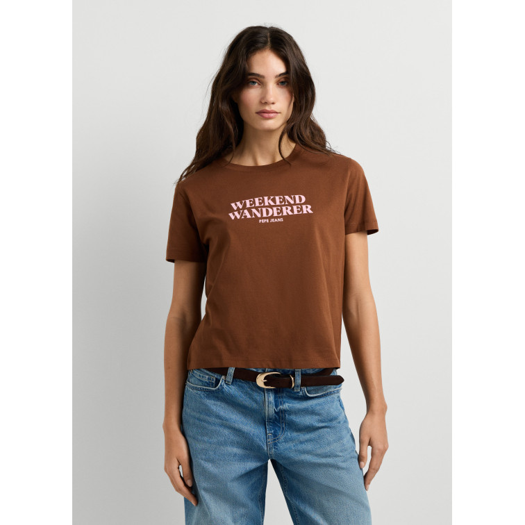t-shirt femme  pepe jeans carla