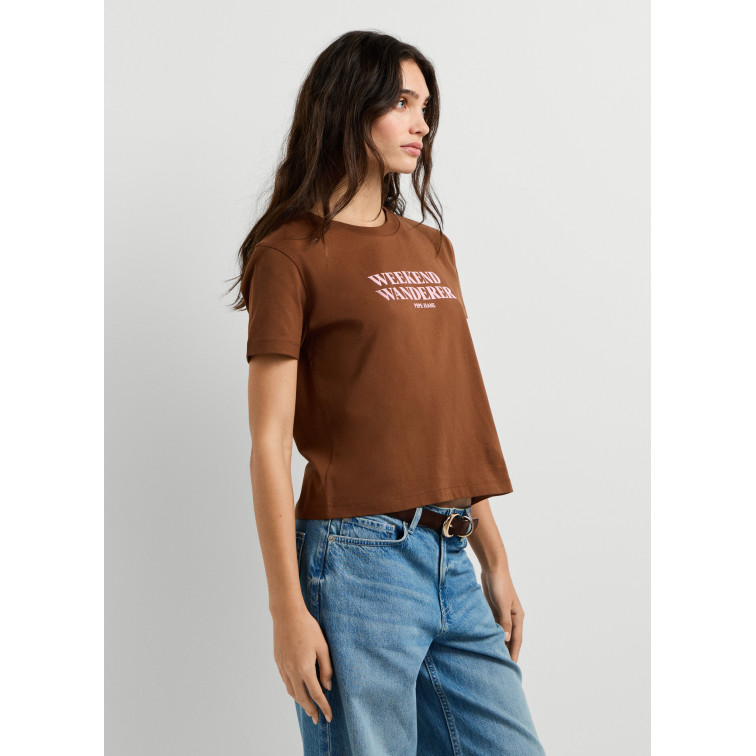 t-shirt femme  pepe jeans carla