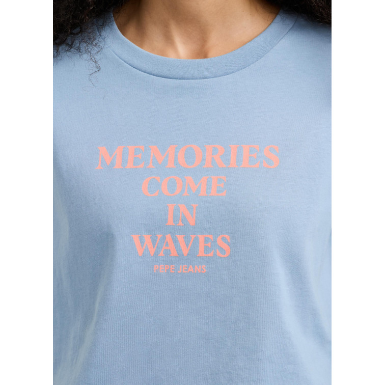 t-shirt femme  pepe jeans claudia