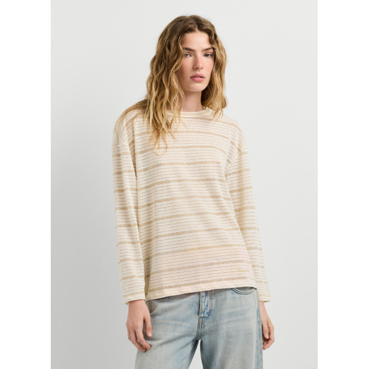 t-shirt femme  pepe jeans carola