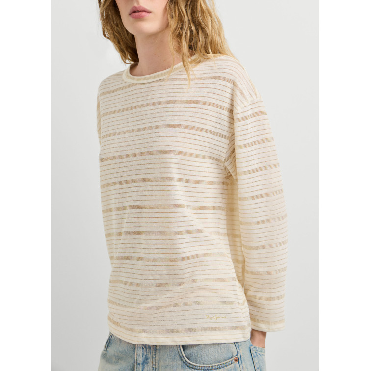 t-shirt femme  pepe jeans carola