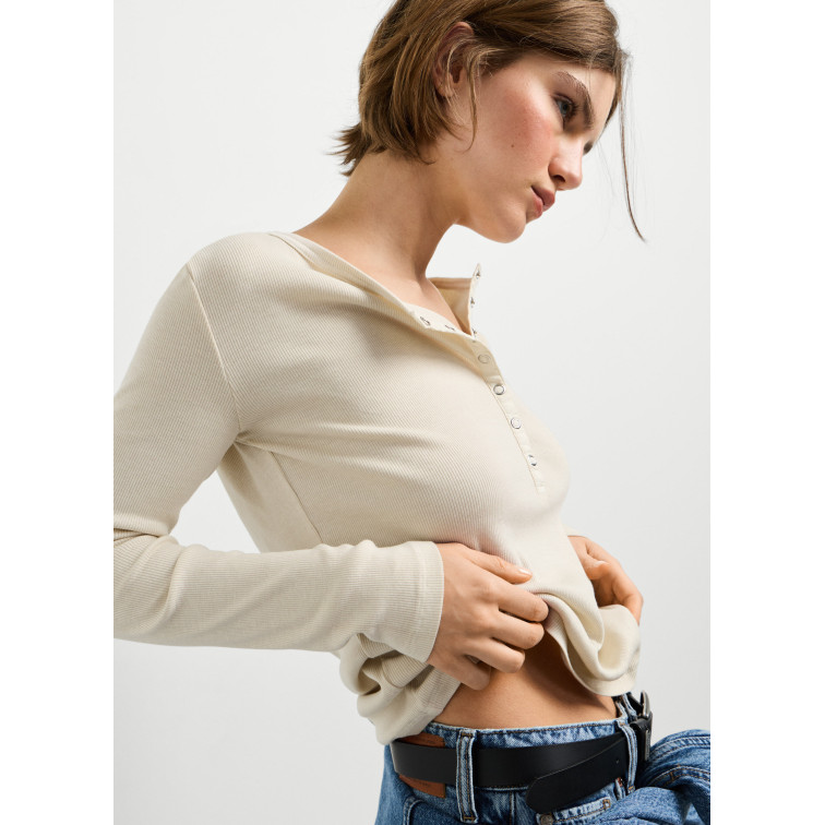 t-shirt femme  pepe jeans blanca