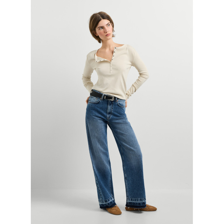 t-shirt femme  pepe jeans blanca