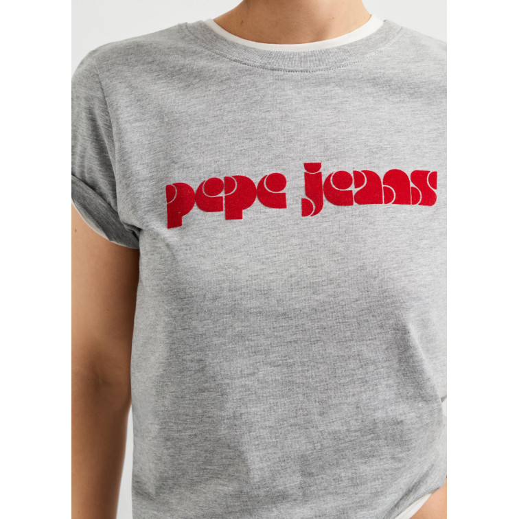 t-shirt femme  pepe jeans benilda