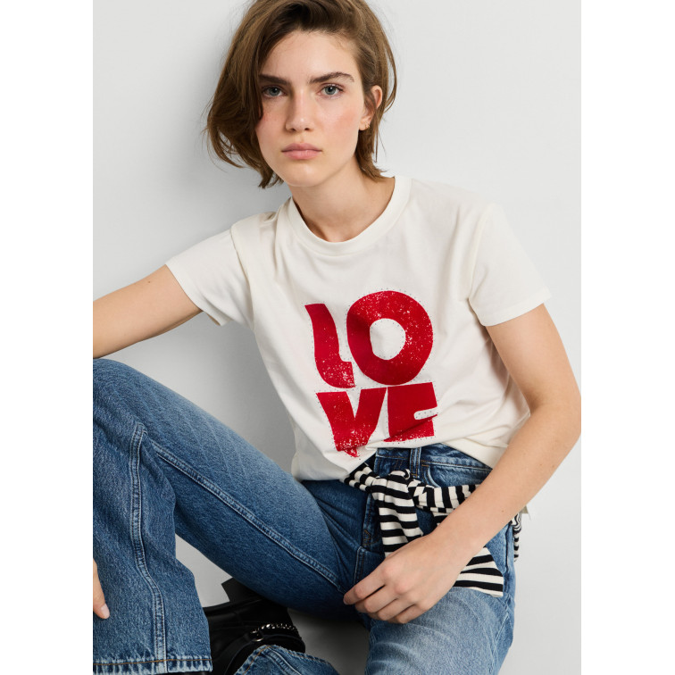 t-shirt femme  pepe jeans beatrisa