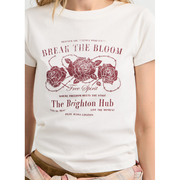 t-shirt femme  pepe jeans bianella