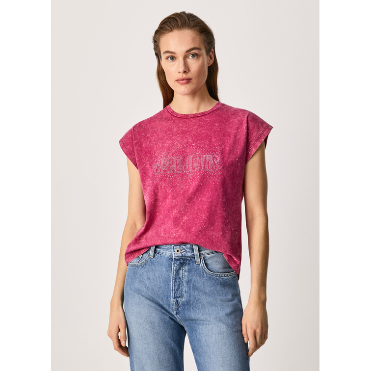 t-shirt femme  pepe jeans bon