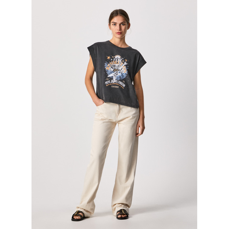 t-shirt femme  pepe jeans caroline
